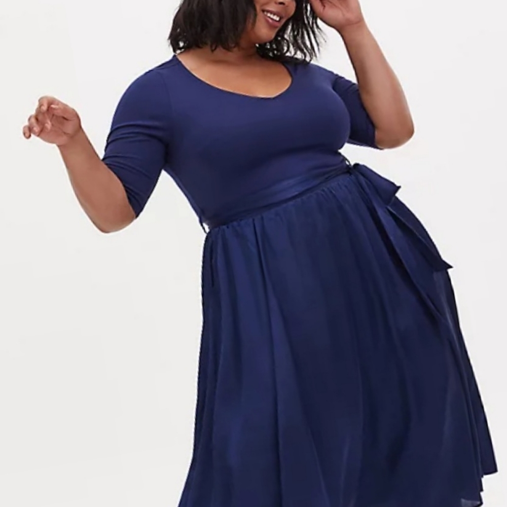 NWT Torrid Navy Dress
